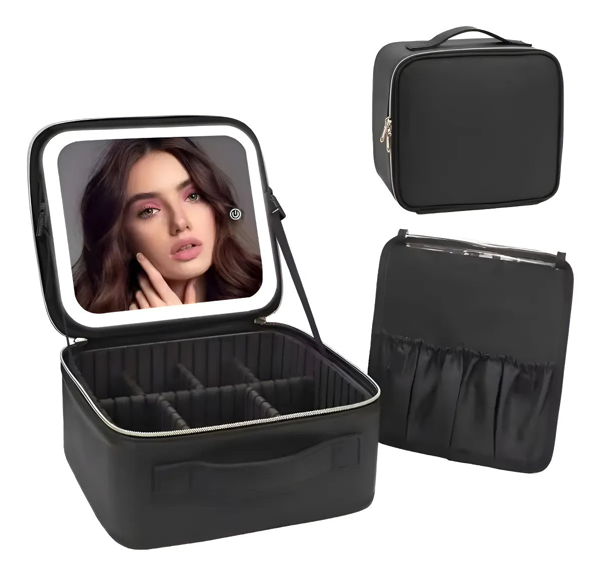 Organizador De Maquillaje Joyero Espejo