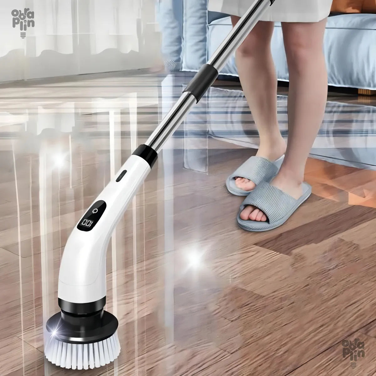 ¡Oferta Especial! - Cepillo Eléctrico 9 en 1 – Limpieza Rápida y Sin Esfuerzo