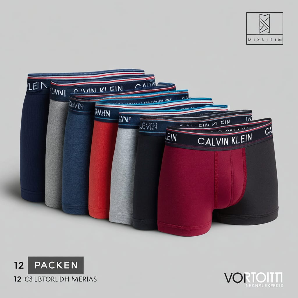 PACK PREMIUM 12 BOXERS CALVIN KLEIN + 6 MEDIAS" a um "preço de loucura"