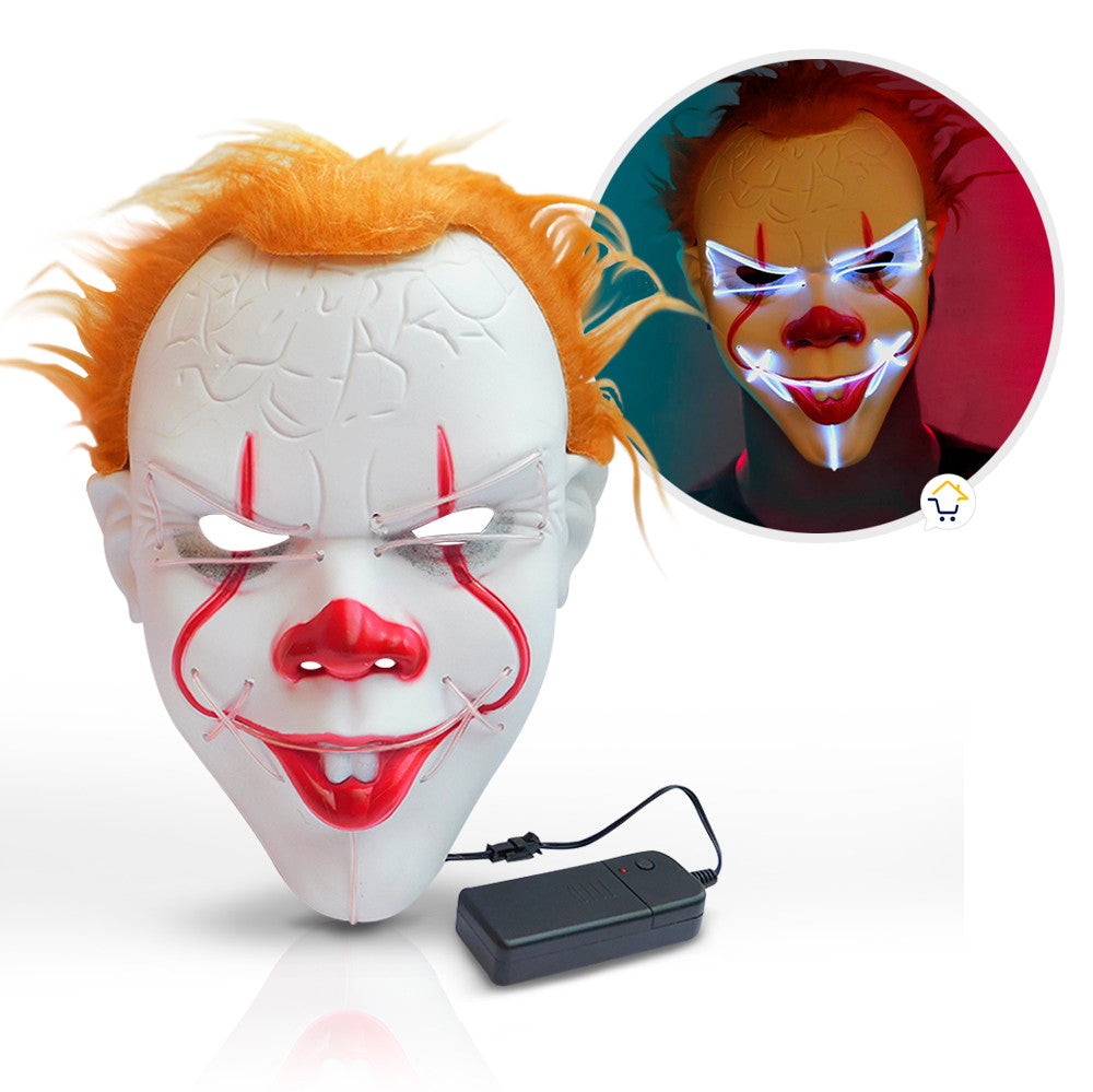 Mascara IT Luz Neon Halloween